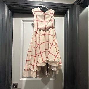 Joyfolie Red and Cream Formal Kids Dress